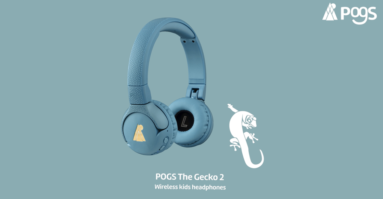 Load video: POGS The Gecko 2 wireless headphones instruction video