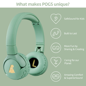 The Gecko - Green – POGS headphones
